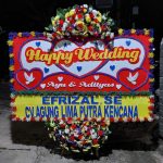 Karangan Bunga Papan Wedding- Toko Bunga Palasari Bandung